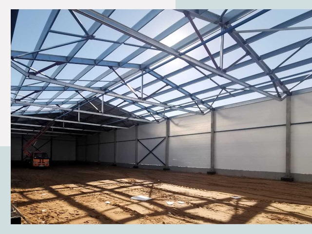 Строительство сенохранилищ в Старом Осколе