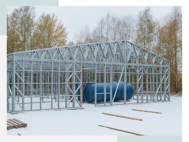 Металлические ангары в Старом Осколе