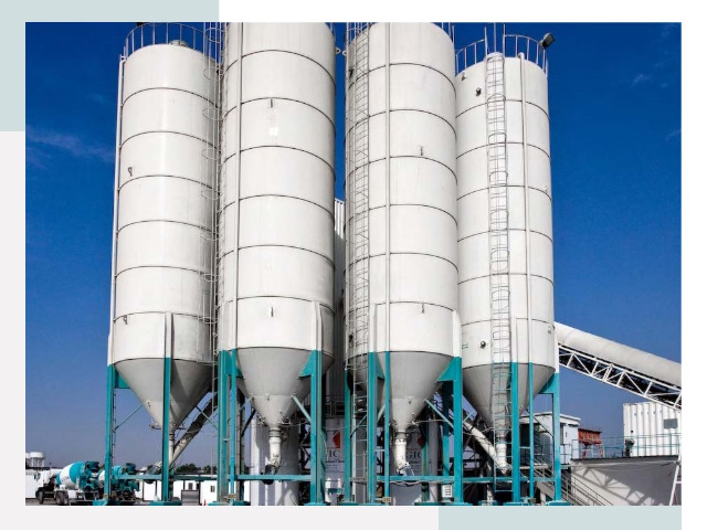 Строительство цементных силосов в Старом Осколе