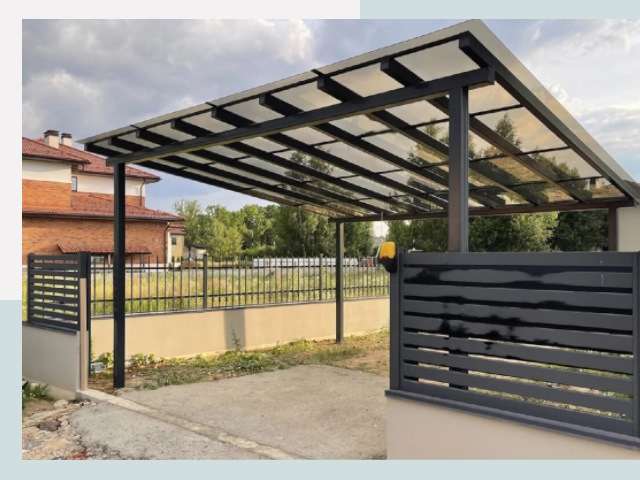 Металлические навесы в Старый Оскол от 607 руб. за м²