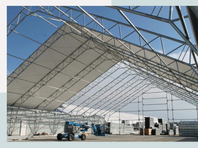 Каркасно-тентовые сооружения от СтальСтрой-Срк по цене 607 руб.