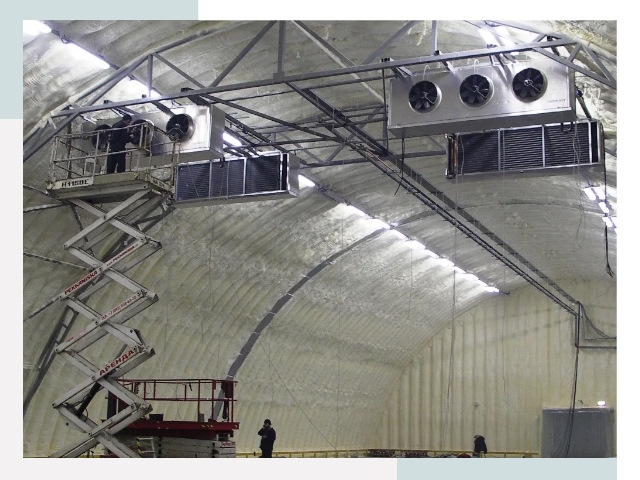 Оснащение ангаров в Старом Осколе