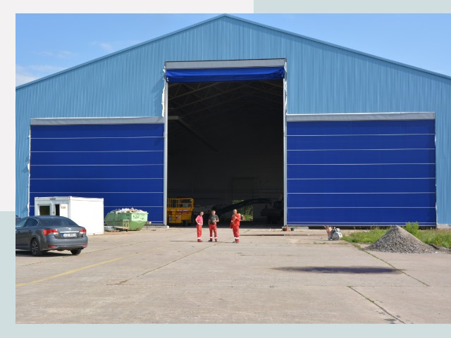 Ангарные ворота в Старый Оскол от СтальСтрой-Срк по цене 607 руб.