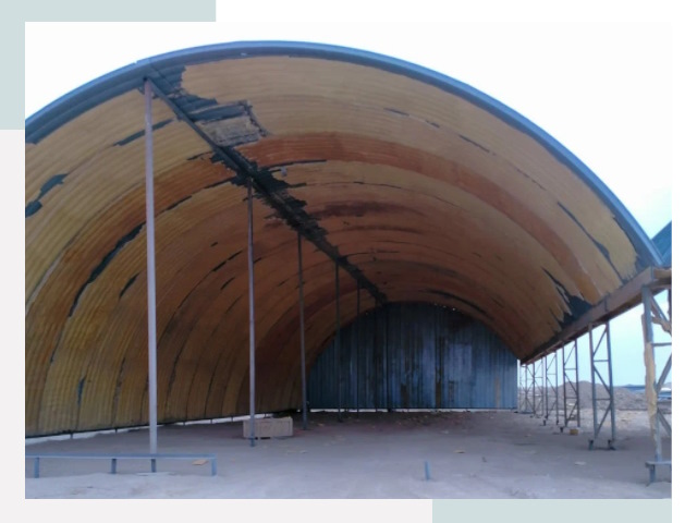 Реконструкция ангаров в Старом Осколе